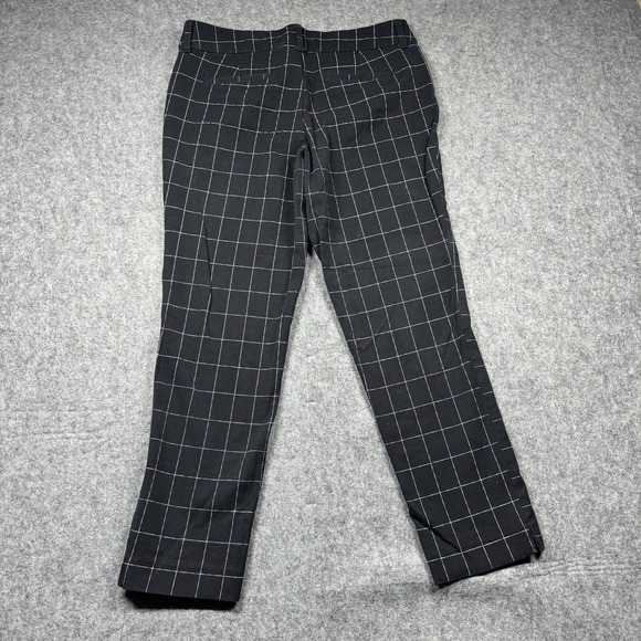 FADED GLORY‎ THE PARKER PANT SLIM ANKLE LENGTH Womens 10 Black Preppy Classic - Picture 2 of 7